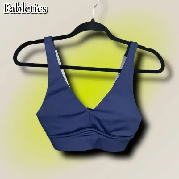 Pre-Owned Fabletics Sports Bra – Navy Blue | Size XXS - Picture 1 of 8